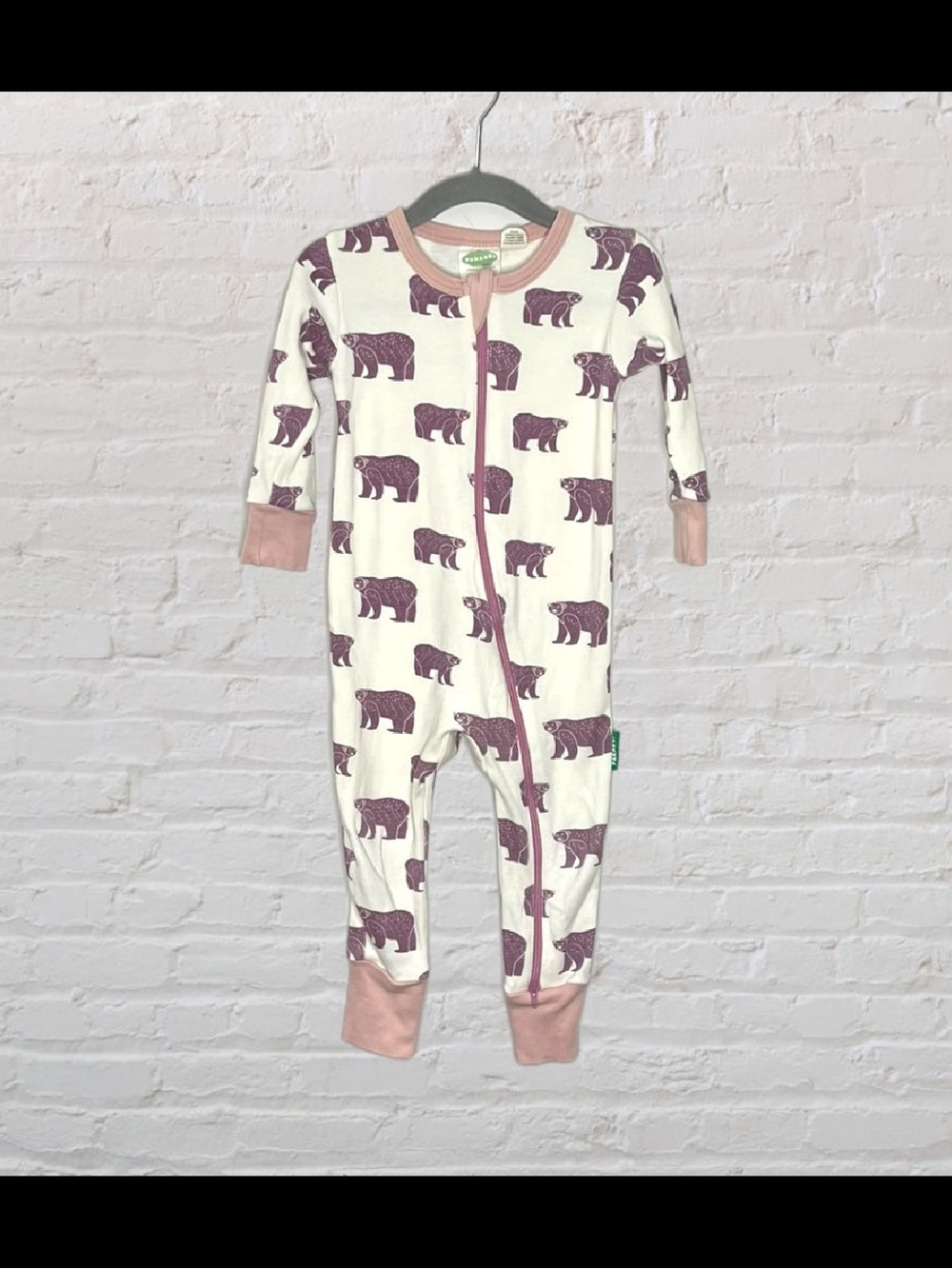 Parade Organics Bear Print Romper